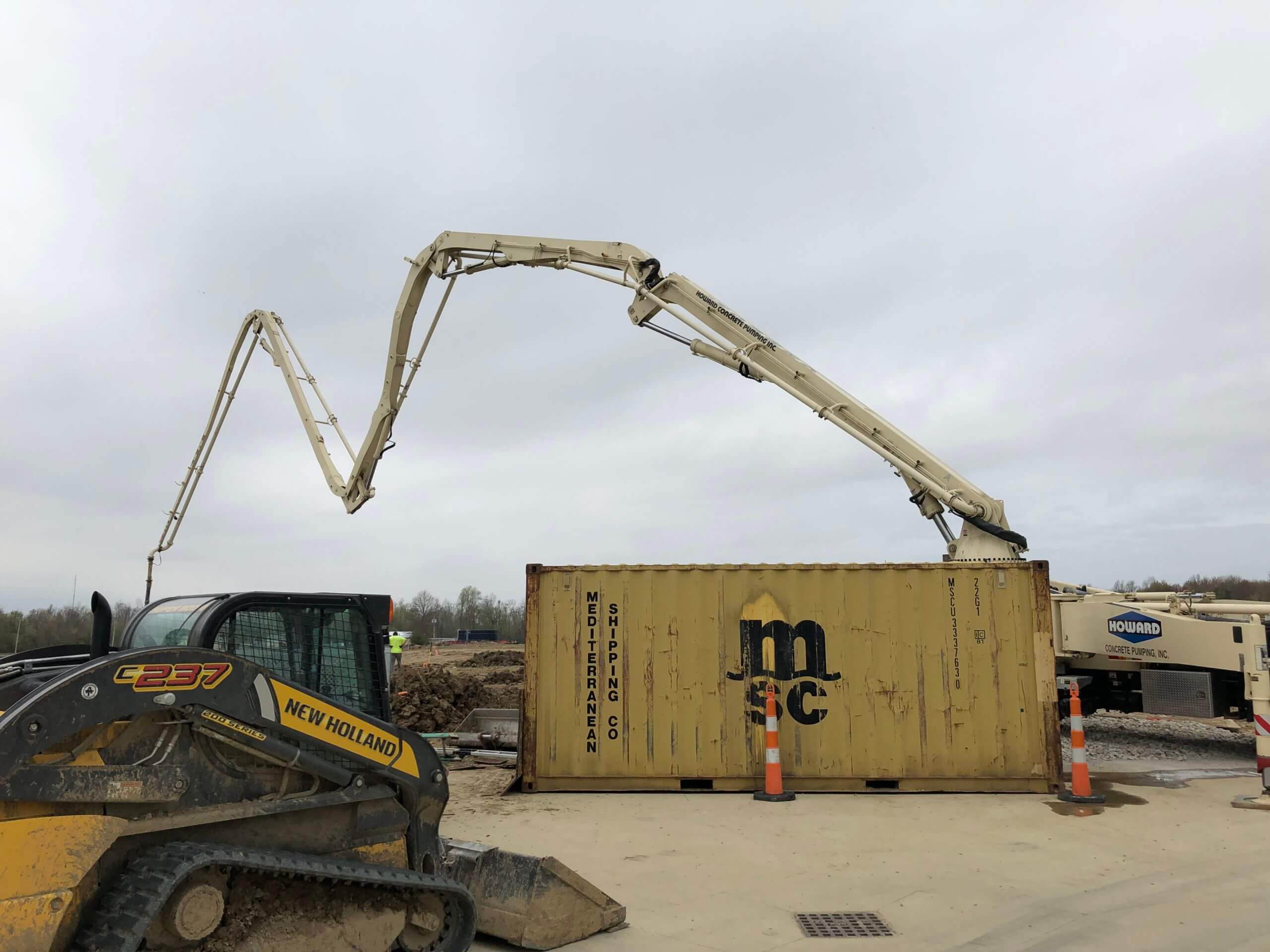 Pouring footers for Multi family development